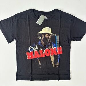 Post Malone Black Graphic T-Shirt Size L Women